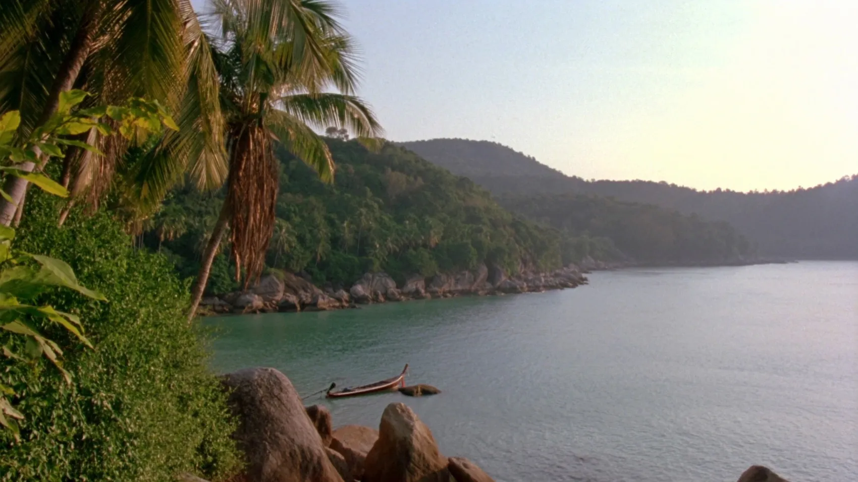 The sea off Koh Samui in the late afternoon.